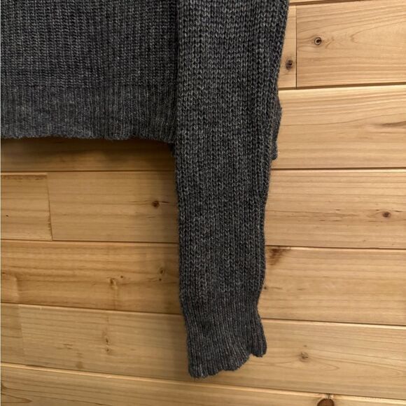 Eileen Fisher Size Medium Yam Wool Blend Funnel Cowlneck Boxy Sweater - Picture 5 of 11